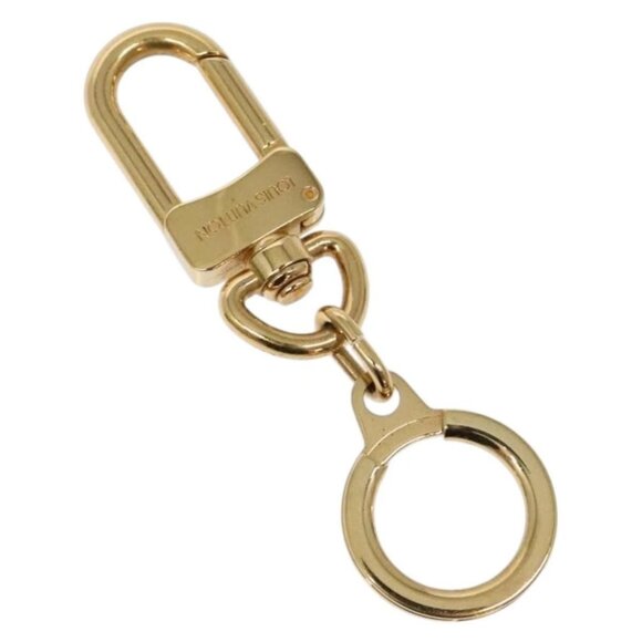 LOUIS VUITTON Anneau Cles Key Holder metal Gold Tone - Picture 1 of 12
